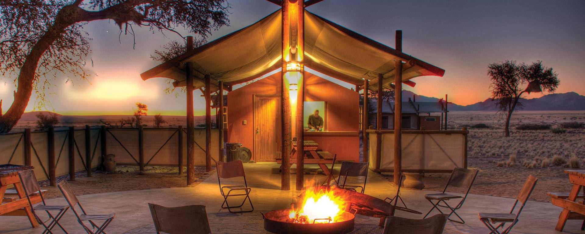 Exclusive accommodation in the Namib