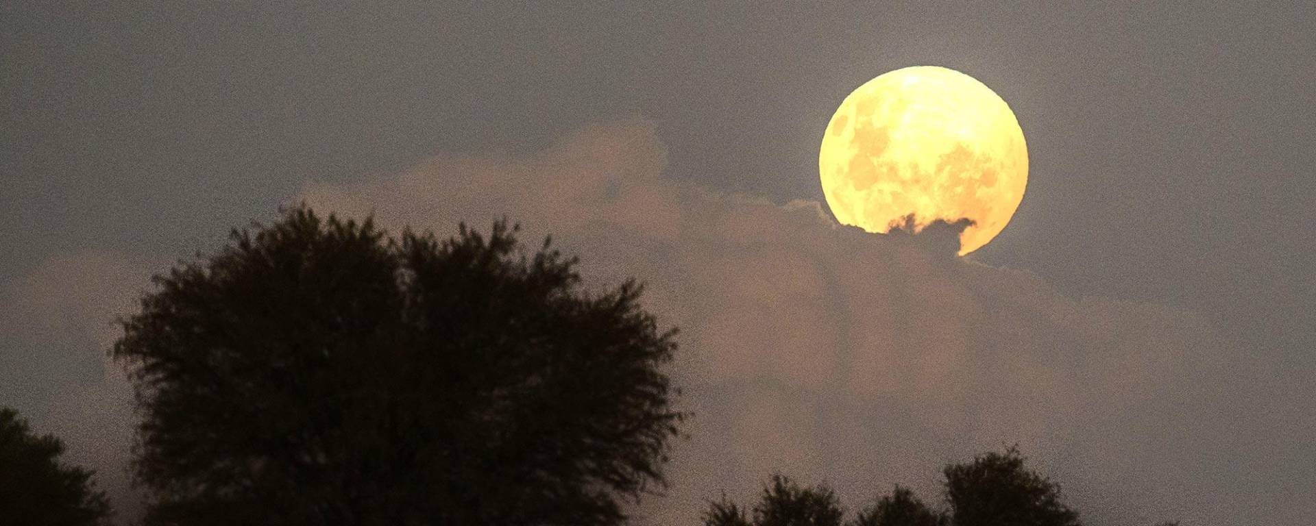 Full moon in Namibia